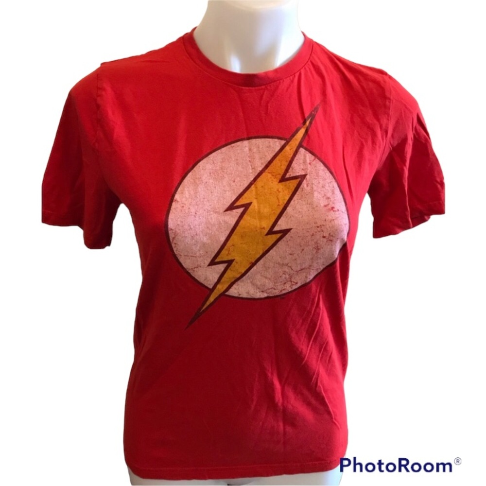 Vintage Boy’s The Flash Distressed DC Comics Originals T Shirt size XL